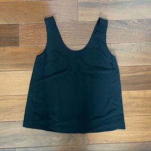 Suistudio Black Silk Top